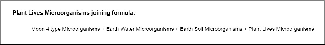 Plant Lives Microorganisms Formula